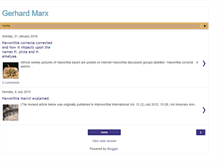 Tablet Screenshot of gerhardmarx.com